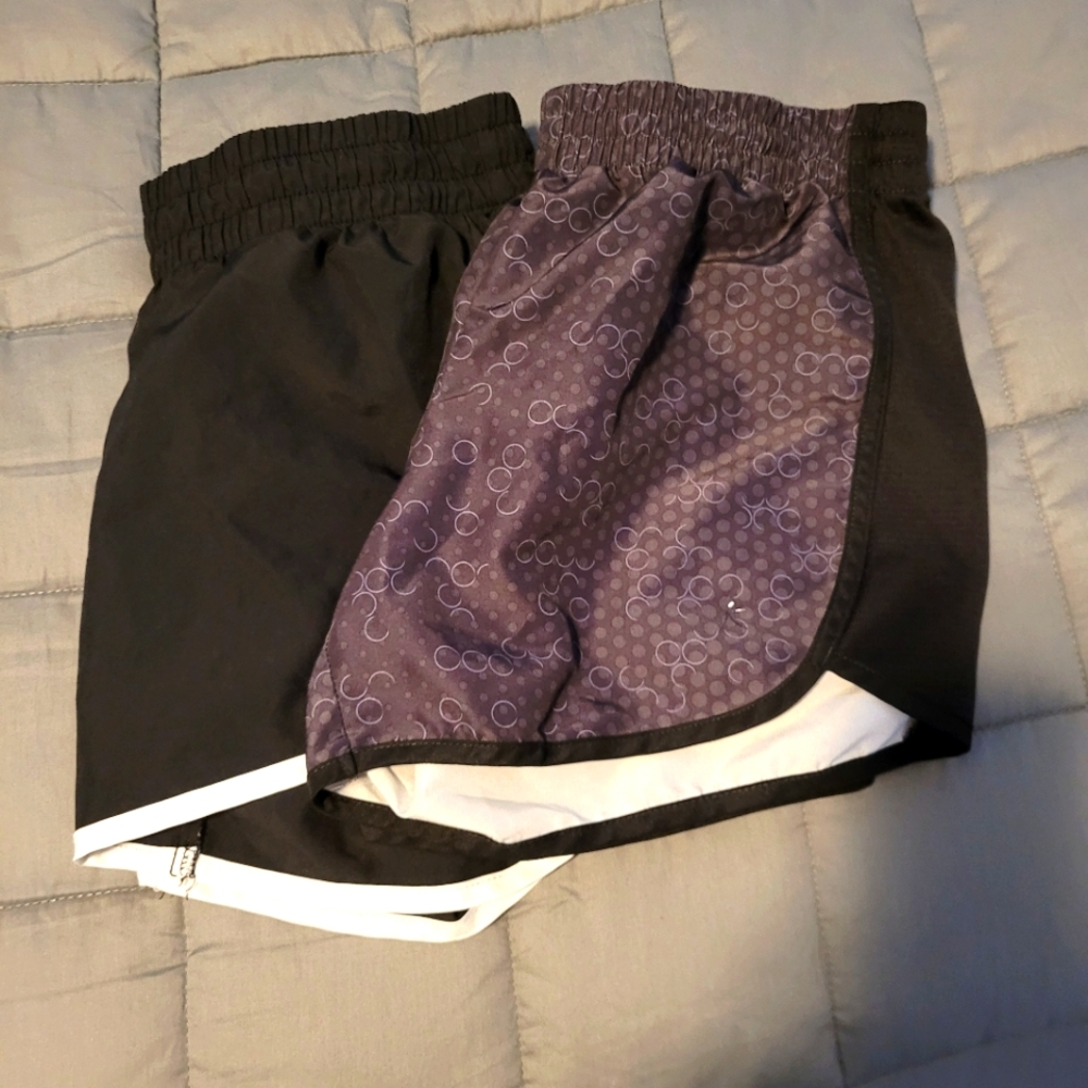 2 pairs of athletic shorts